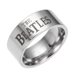 The Beatles Stainless Steel Ring size 8